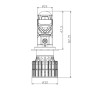 Светодиодная линзованная LED-лампа Decker h7 Gl-01 55w 8000 lm 12-24v
