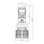 LED лампа Decker GL-01 6K H11