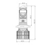 LED лампа Decker GL-01 9006 Hb4 6K