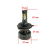 Автолампа LED Decker PL-03 5K H4 H/L