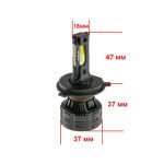 Автолампа LED Decker PL-03 5K H4 H/L