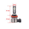 Автолампа Cyclone LED H11 6000K type 32