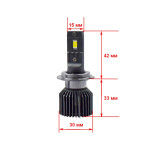 Лампа Cyclone LED H7 6000K type 45