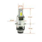 LED-лампа Cyclone D2S/R mini 6000K type 50
