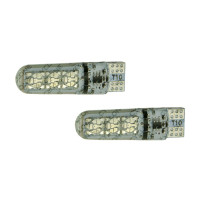 Светодиодная RGB лампа габаритов T10-085 RGB 5050-6 12V с пультом ДУ