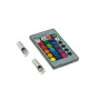 Светодиодная RGB лампа габаритов T10-085 RGB 5050-6 12V с пультом ДУ