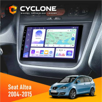 Штатная магнитола Seat Altea 2004-2015 Cyclone C9008 4x64, DSP