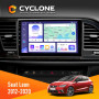Штатная магнитола Seat Leon 2012-2020 Cyclone C9008 4x64, DSP