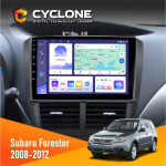 Штатна магнітола Subaru Forester 2008-2012 Cyclone C9-011 4x64, DSP