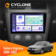 Штатная магнитола Subaru Impreza 2000-2007 Cyclone C9008 4x64, DSP