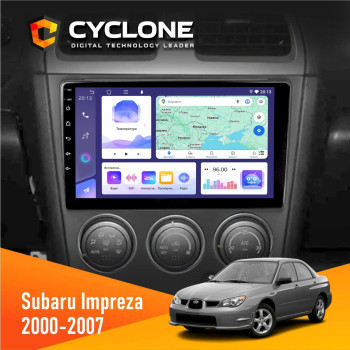 Штатна магнітола Subaru Impreza 2000-2007 Cyclone C9-011 4x64, DSP