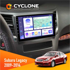 Штатная магнитола Subaru Legacy 2009-2014 Cyclone C9008 4x64, DSP