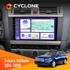 Штатная магнитола Subaru Outback 2014-2020 Cyclone C9008 4x64, DSP