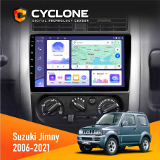 Штатная магнитола Suzuki Jimny 2006-2021 Cyclone C9008 4x64, DSP