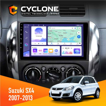 Штатна магнітола Suzuki SX4 2007-2013 Cyclone C9-011 4x64, DSP