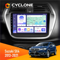 Штатная магнитола Suzuki SX4 2013-2021 Cyclone C9008 4x64, DSP
