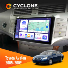Штатная магнитола Toyota Avalon 2005-2009 Cyclone C9008 4x64, DSP