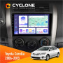 Штатная магнитола Toyota Corolla 2006-2013 Big frame Cyclone C9008 4x64, DSP