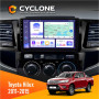 Штатная магнитола Toyota Fortuner, Hilux 2011-2015 (9") Cyclone C9008 4x64, DSP