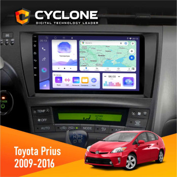 Штатна магнітола Toyota Prius 2009-2016 Cyclone C9-011 4x64, DSP