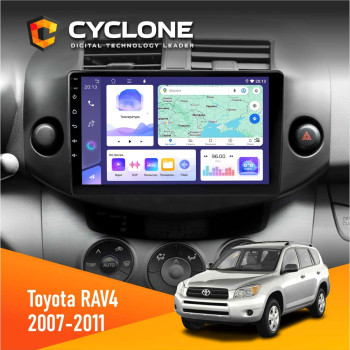 Штатна магнітола Toyota RAV4 2007-2011 Cyclone C9-011 4x64, DSP