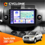 Штатная магнитола Toyota RAV4 2007-2011 Cyclone C9008 4x64, DSP