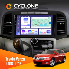 Штатная магнитола Toyota Venza 2008-2015 Cyclone C9008 4x64, DSP