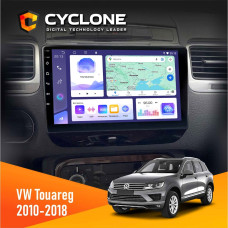 Штатная магнитола Volkswagen Touareg 2010-2018 Cyclone C9008 4x64, DSP