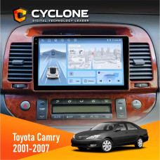 Штатная магнитола Toyota Camry 30 2001-2007 Wood Cyclone C9009 4x64, DSP, 4G, 2k