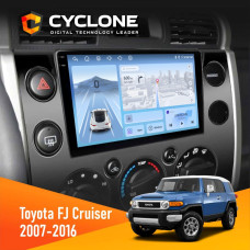 Штатная магнитола Toyota FJ Cruiser 2007-2016 Cyclone C9009 4x64, DSP, 4G, 2k