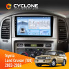 Штатная магнитола Toyota Land Cruiser (100) 2003-2008 Cyclone C9-012 4x64 DSP 4G