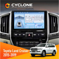 Штатная магнитола Toyota Land Cruiser (200) 2015-2019 Cyclone C9009 4x64, DSP, 4G, 2k