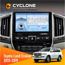 Штатная магнитола Toyota Land Cruiser (200) 2015-2019 Cyclone C9009 4x64, DSP, 4G, 2k