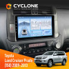 Штатная магнитола Toyota Land Cruiser Prado 150 2009-2013 Cyclone C9-012 4x64 DSP 4G