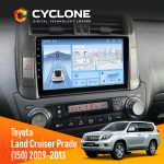 Штатна магнітола Toyota Land Cruiser Prado 150 2009-2013 Cyclone C9-012 4x64 DSP 4G