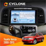 Штатная магнитола Toyota Venza 2008-2015 Cyclone C9-012 4x64 DSP 4G