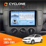 Штатная магнитола Volkswagen Polo 2005-2009 Cyclone C9009 4x64, DSP, 4G, 2k