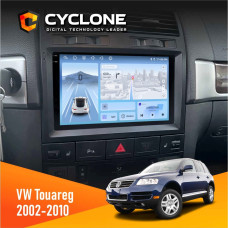 Штатная магнитола Volkswagen Touareg 2002-2010 Cyclone C9009 4x64, DSP, 4G, 2k