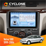 Штатная магнитола Volvo S80 1999-2004 Cyclone C9-012 4x64 DSP 4G