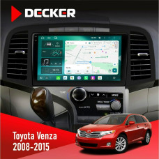 Штатная магнитола Toyota Venza 2008-2015 AMP Decker D9004 6x128, DSP 360, 2k