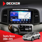 Штатна магнітола Toyota Venza 2008-2015 AMP Decker D9-006 4x64, 4G