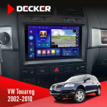 Штатная магнитола Volkswagen Touareg 2002-2010 Decker D9005 4x64, DSP, 360, 4G, 2k