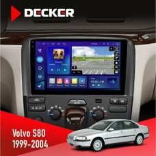 Штатная магнитола Volvo S80 1999-2004 Decker D9005 4x64, DSP, 360, 4G, 2k