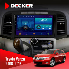 Штатная магнитола Toyota Venza 2008-2015 Decker D9002 6x128, DSP, 360