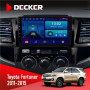 Штатная магнитола Toyota Fortuner 2011-2015 Decker D9002 6x128, DSP, 360