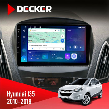 Штатна магнітола Hyundai ix35 2010-2018 Decker D9-007 4x64 DSP 360 4G Штатна магнітола Hyundai ix35 2010-2018 Decker D9-007 4x64 DSP 360 4G