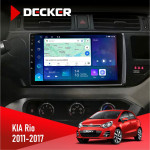 Штатная магнитола KIA Rio 2015-2017 Decker D9-007 4x64 DSP 360 4G