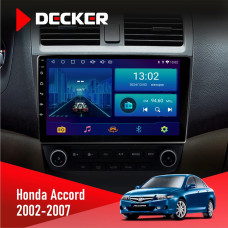 Штатная магнитола Honda Accord 2002-2007 Decker D10004 6x128, DSP, 360, 2k