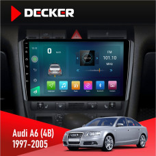 Штатная магнитола Audi A6 (4B) 1997-2005 Decker D9003 6x128, DSP, 4G, 2k