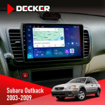 Штатна магнітола Subaru Outback 2003-2009 Decker D9-007 4x64 DSP 360 4G